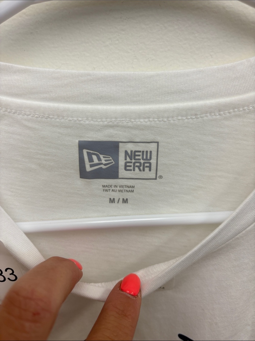New Era White Long Sleeve Harding Steinbrenner Racing Tee - Picture 2 of 5